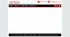 Desktop Screenshot of jontom.com.au